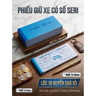 [Compo of 50 books] Bus tickets (Car Parking tickets) WITH SERIAL NUMBERS - 7x16 cm - 100 scroll she