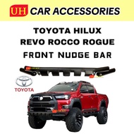 TOYOTA HILUX ROGUE ROCCO REVO FRONT STEEL NUDGE BAR GR SPORT GRS PROTECTION BAR BUMPER BESI