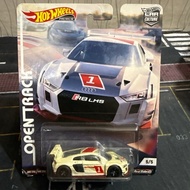 Hot Wheels Open Track Audi R8 LMS NOT MINT Card