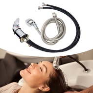 Stainless Salon Shampoo Bed Faucet Salon Shampoo Bed Faucet Fullset Hot and Cold Water Faucet Shower