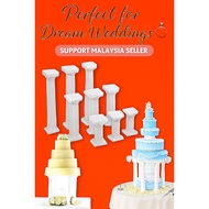 3 in 5 in 6 in Wedding Grecian Roman Cake Pillar Cake Stand Set 4 pcs