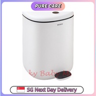 Ecoco Nordic Pedal Waste Bin Dust Dustbin Household Step-On Soft Closing Garbage Sealed Lid