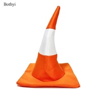 Bothyi Traffic Cone Hat Funny Traffic Cone Costume Hat Silly Felt for Partygoers, Halloween, Cosplay