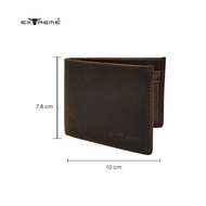 Extreme Full Grain Leather Wallet | Minimalist Wallet I RFID Blocking Energy Wallet | Extreme Dompet