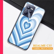 Softcase Glass Kaca REALME C35 - Casing hp REALME C35 [ S55 ].