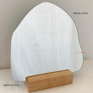 Eterwells - Aesthetic Mirror | Abstract | Emerald Irregular Mirror