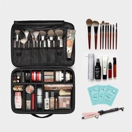 Makeup bag Makeup tool case with large 3-layer nylon makeup bag large capacity storage bag