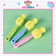Milk Bottle Sponge Brush Bottle Nipple Sponge Brush Baby Bottle Nozzle Teapot Cleaning Brush (1PC)