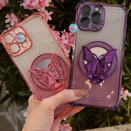 JRYU OPPO Butterfly Mirror With Stand Holder Softcase Oppo A6X A6 A5X A5i A5 2025 RENO 14 F A3 PRO A