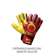Ortuseight GK Gloves Junior Kids Goalkeeper Gloves - Ortrange Maroon Original Ortus