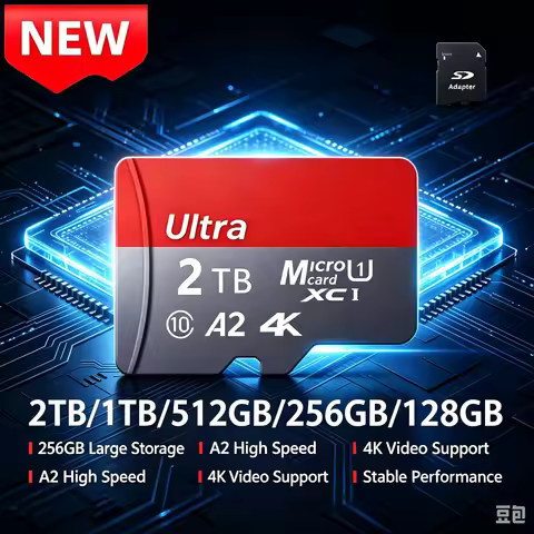 Micro SD Card New 2TB 1TB High Speed Micro SD Card High Capacity Flash Card 512GB 256GB 128GB 4K HD 