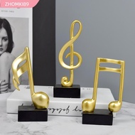 ZHOMKI89 Small  Cup, Music Craft Souvenirs Golden Award Trophy, High Quality Piano Ornaments Resin S