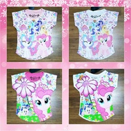 (Size 4-14) Children 's Clothing Coco Ice 3d Import Thailand Motif My Little Pony Age 2-9 Years