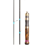 【TRAINFIS】LEMOREN V3 1.27M/1.37M/1.5M/1.68M/1.8M/1.98M Solid Carbon UL Fishing Rod Wooden Handle Ult