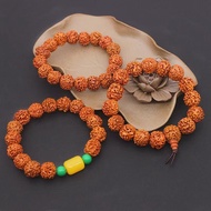 [Produk Berkualiti] Gelang Manik Biji Bodhi Nepal Vajra Kecil, Gelang Manik dengan Manik Penuh, Gela