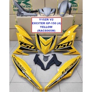 Cover Set Rapido Y15ZR V1 V2 Yamaha Exciter GP-150 (4) Yellow Ysuku Accessories Motor Y15 GP150 Yellow Color 150(4)
