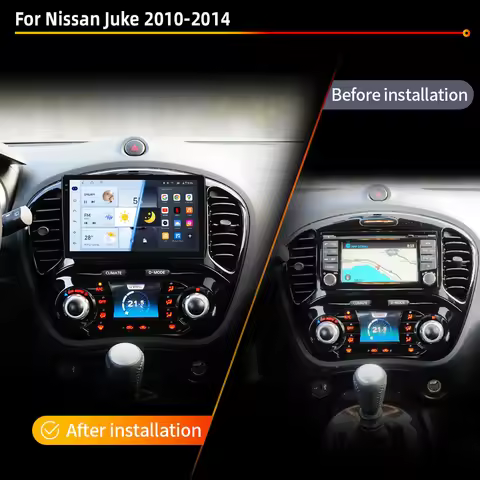 For Nissan Juke 2011-2019 Tesla Style 9'' Wireless Carplay Android Auto Radio Android Seat Cover Mul