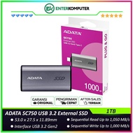 ADATA SC750 1TB USB 3.2 External SSD 1TB SSD/