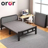 OROR DMHM Foldable Bed Office Single Bed Frame Room Rental Housing Beds Super Single Bed .1