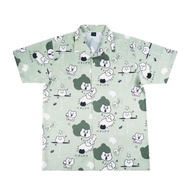 Usagyuuun 棉質 T 恤 海軍藍色 (胸前有口袋)