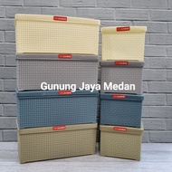 Rattan Pattern Plastic Tissue Box Sunrise Tissue Box