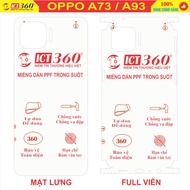 Back Cover for OPPO A73, OPPO A93, OPPO F17 PRO, RENO 4 LITE PPF 4 Layers High Quality Anti-Scratch