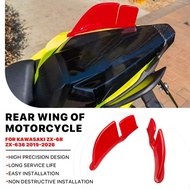 Motorcycle rear Fixed Wings Parts For KAWASAKI ZX6R ZX-636 Ninja 636 ZX-6R ZX-636 2019-2025 Tail win