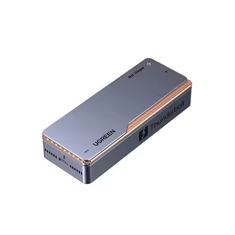 UGREEN Thunderbolt 5 SSD Enclosure 80Gbps D705 M.2 NVMe Intel JHL9480 Thunderbolt Chip Compatible wi