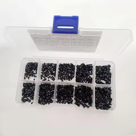 500pcs Laptop Notebook Computer Zinc-Plated Carbon Steel Screw Kit For Toshiba HP Dell Lenovo ThinkP