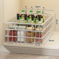 全城熱賣 - 櫥櫃 內抽拉式置物架 浴室 廚房下水槽拉籃 深櫃 抽屜果蔬調料分層收納架子