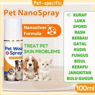 Pet Spray Nano Silver Antifungal QNS Pet nano spray pet spray nano silver nano silver spray cat coll