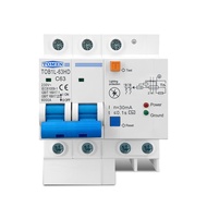 TOMZN Residual Current Circuit Breaker Main Switch with Surge Protector RCBO MCB with Lightning-Prot