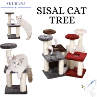 READY STOCK  Sisal Cat Tree Scratcher Pets Kitten Scratching Post Board Cat Toys