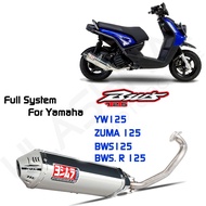 BWS125 BWS 125 motorcycle exhaust performance stainless steel Middle Link pipe slip on for Yamaha BW