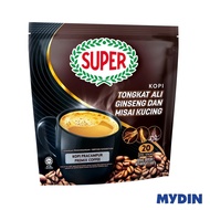 Super Power 6 in 1 Coffee Tongkat Ali/Ginseng/Misai Kucing (20 sticks)