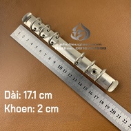 A6 NOTEBOOK COVER LOCK 6 RINGS (Length 17.1 CM, RING 2CM)