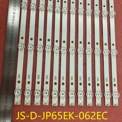 Kit 12pcs 6LED(6V) LED Backlight bar For AKAI AKTV655 JS-D-JP65EK-062EC E65EK-P1000/600-2BN D66K18 V