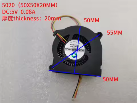 Fan for DFB502005H DFH5020B BAZA0520R5H P001 XGimi Z3 DB5020S12H 12V 5V BF05020H05F blower Double-si