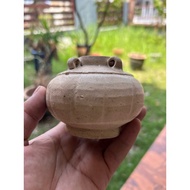 Antique Chinese Song/Yuan Style Miniature Stoneware Pot (75mm x 95mm) – Balang Seramik Gaya Dinasti 