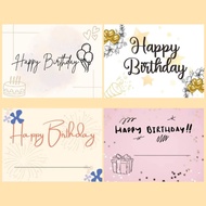 "Happy Birthday" Greeting Card | Happy Birthday Gift Card