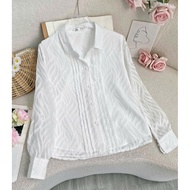 TuTu Store Design Embroidered Silk Shirt for Women - Code AS478