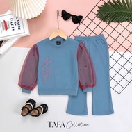 TAFA LACE DENIM GIRL BOTCUT