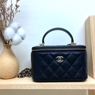 Chanel Vanity Case with Handle 長盒子 黑盒
