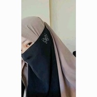 Cover the veil TALI butterfly rubber/ tudung budak perempuan