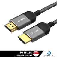 HDMI Cable 8K 3FT, QGeeM 48Gbps Ultra High Speed ​​HDMI Cable Compatible with Apple TV, Roku, Switch, Playstation, PS5,