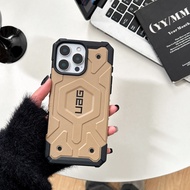 UAG เคสโทรศัพท์มือถือสำรวจแม่เหล็กรุ่นที่สองเหมาะสำหรับ IPhone16 15 14 13 12Promax ทหารรับรองการตก