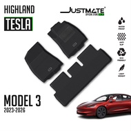JUSTMATE TESLA พรมปูพื้นรถยนต์ MODEL 3 2024 - 2028 HIGHLAND