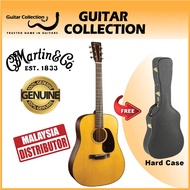 Martin D-18 Satin | Standard Series | Dreadnought Acoustic Guitar | Solid Spruce Top, Mahogany B&S |