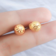 Elisabet Anting Tusuk Anting Giwang Anting Bulat Gold 3