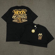 เสื้อยืดโอเวอร์ไซส์ค่าของเงินYokohama MOONEYES เสื้อยืด พรีเมี่ยม สีดํา S-5XL S-5XL